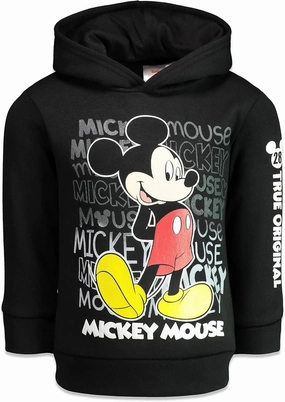 Disney Mickey Mouse Fleece Pullover Hoodie Infant to Big Kid Sizes (12 Months - 18-20)