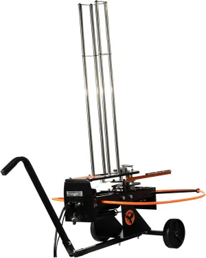 Do All Outdoors Raven Automatic Clay Pigeon Thrower with Wheels & Pull Handle - Holds 75 Clay Pigeons - 25 ft Foot Pedal Cord - Easy Transport Electronic Skeet Thrower Machine