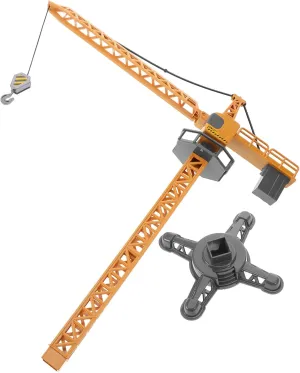 DOITOOL Manual Lifting Crane Truck Diecast Construction Vehicle for Realistic Crane Operation Encourages Learning and Skill Development Early Education Play Supplies