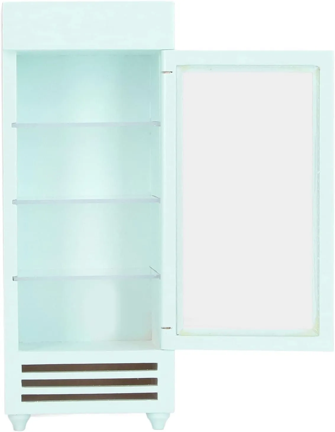Dollhouse Vertical Refrigerator 1:12 Wood High Simulation Stimulate Bright Color Doll House Vending Machine for DIY, Dollhouse Vertical Refrigerator Doll House Freezer Machine
