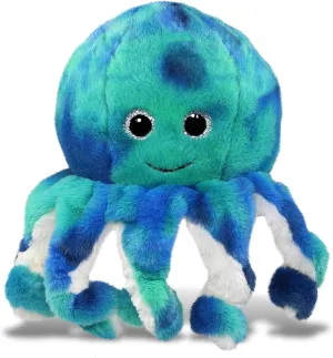 DolliBu Blue Tie-Dye Octopus Super Soft Stuffed Animal, Cute Realistic Stuffed Animals for Girls, Boys, Adults Animal Gifts, Kids Nursery Decor for Newborn, Cuddly Soft Baby Plush Toys - 10 Inches