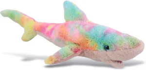 DolliBu Large Rainbow Shark Stuffed Animal – Soft Huggable Shark Stuffed Toy, Adorable Playtime Ocean Plush Toy, Cute Cuddle Gifts for Kids and Adults – 23 Inches