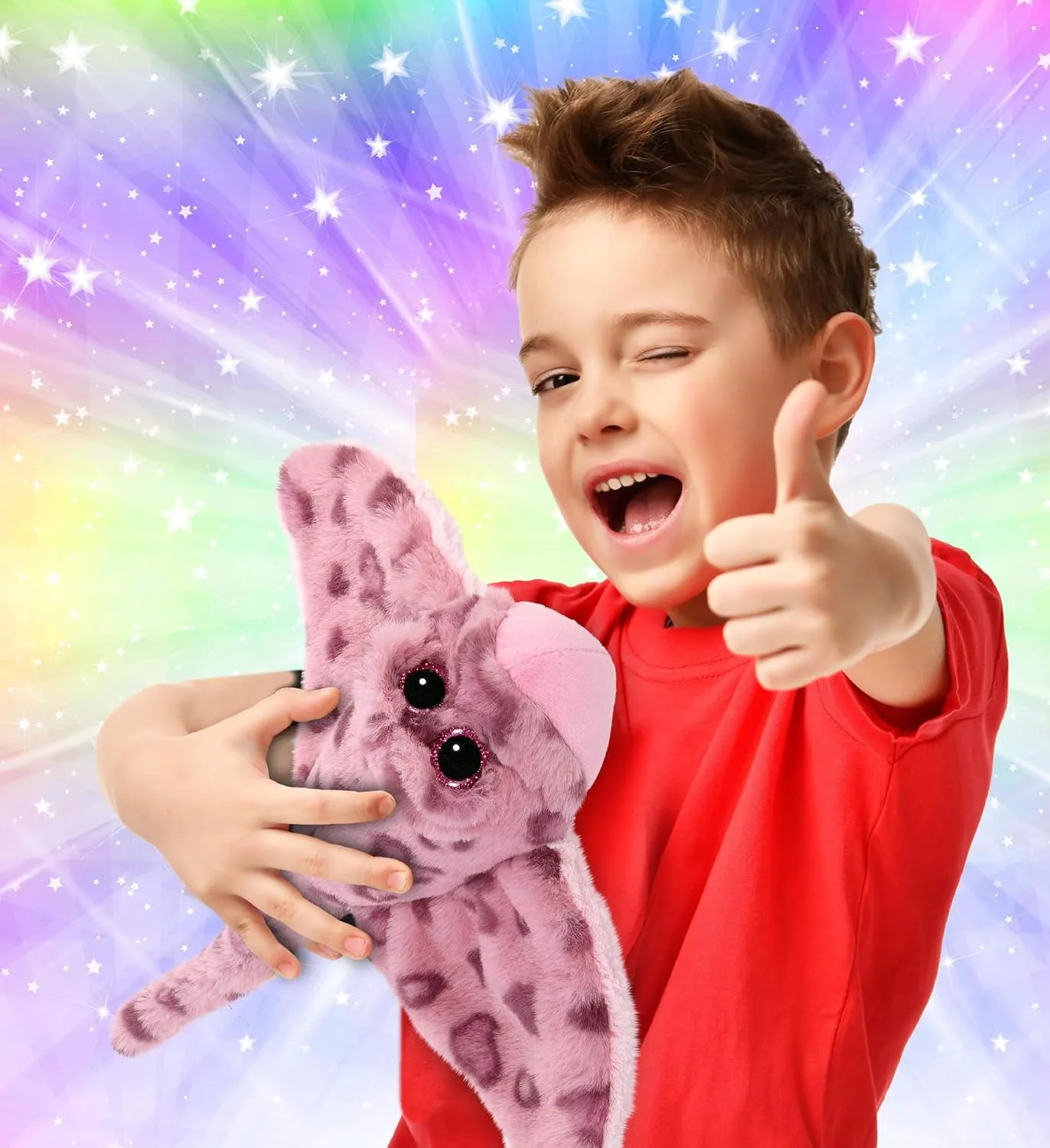 DolliBu Pink Rose Stingray Super Soft Stuffed Animal, Cute Realistic Stuffed Animals for Girls, Boys, Adults Animal Gifts, Kids Nursery Decor for Newborn, Cuddly Soft Baby Plush Toys - 15 Inches