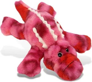DolliBu Pink Tie-Dye Alligator Super Soft Stuffed Animal, Cute Realistic Stuffed Animals for Girls, Boys, Adults Animal Gifts, Kids Nursery Decor for Newborn, Cuddly Soft Plush Toys - 12 Inch