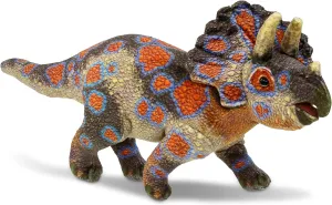 DolliBu Triceratops Dinosaur Stuffed Animal - Huggable Dinosaur Plush, Adorable Playtime Triceratops Plush Toy, Cute Dinosaur Cuddle Gifts, Super Soft Plush Doll Toy for Kids and Adults - 17 Inches