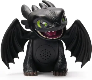 DreamWorks Dragons How to Train Your Dragon, Roaring Minis Toothless, Interactive Dragon Toy with 25 Sounds, Kids Toys for Boys & Girls Ages 4 & up