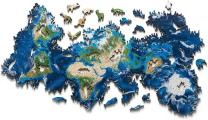 Earth Infinity Puzzle, No Fixed Shape, Endlessly Reconfigurable, 441 Pieces