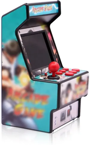 EASEGMER Mini Arcade Game Machines for Kids with 156 Classic Portable Handheld Video Games 16 Bit 2.8 Inches Screen Travel Gaming Electronic Toys Novelty Gift for Boys and Adults - Blue