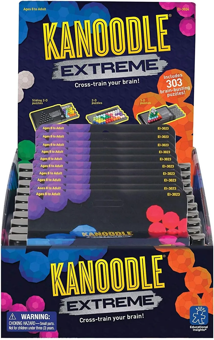 Educational Insights Kanoodle Extreme Classroom Pack of 10, Featuring Over 300 Challenges, Puzzle Challenges, Brain Teaser Game, Ages 8 