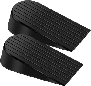 Eheng Big Door Stopper, Heavy Duty Rubber Door Stop Wedge,Multi Surface Design,Non-Scratching Door Stop 2 Pack1