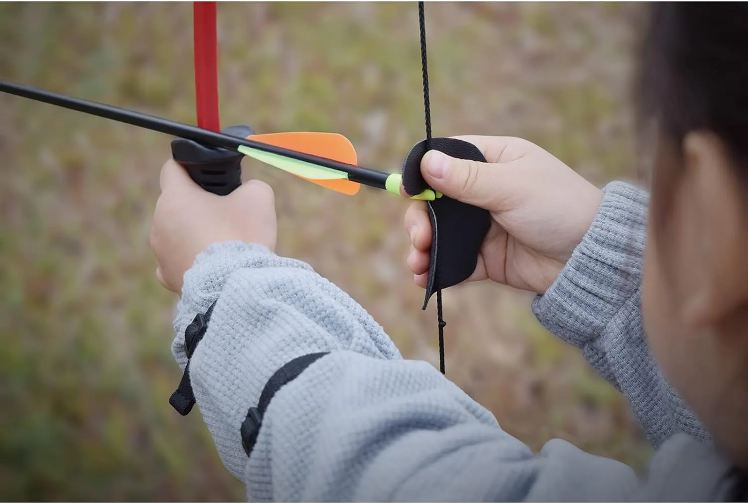 Elong Fiberglass Arrows Archery 24 26 28 30Inch Target Shooting Practice Safetyglass Recurve Bows Suitable for Youth Children Woman Beginner
