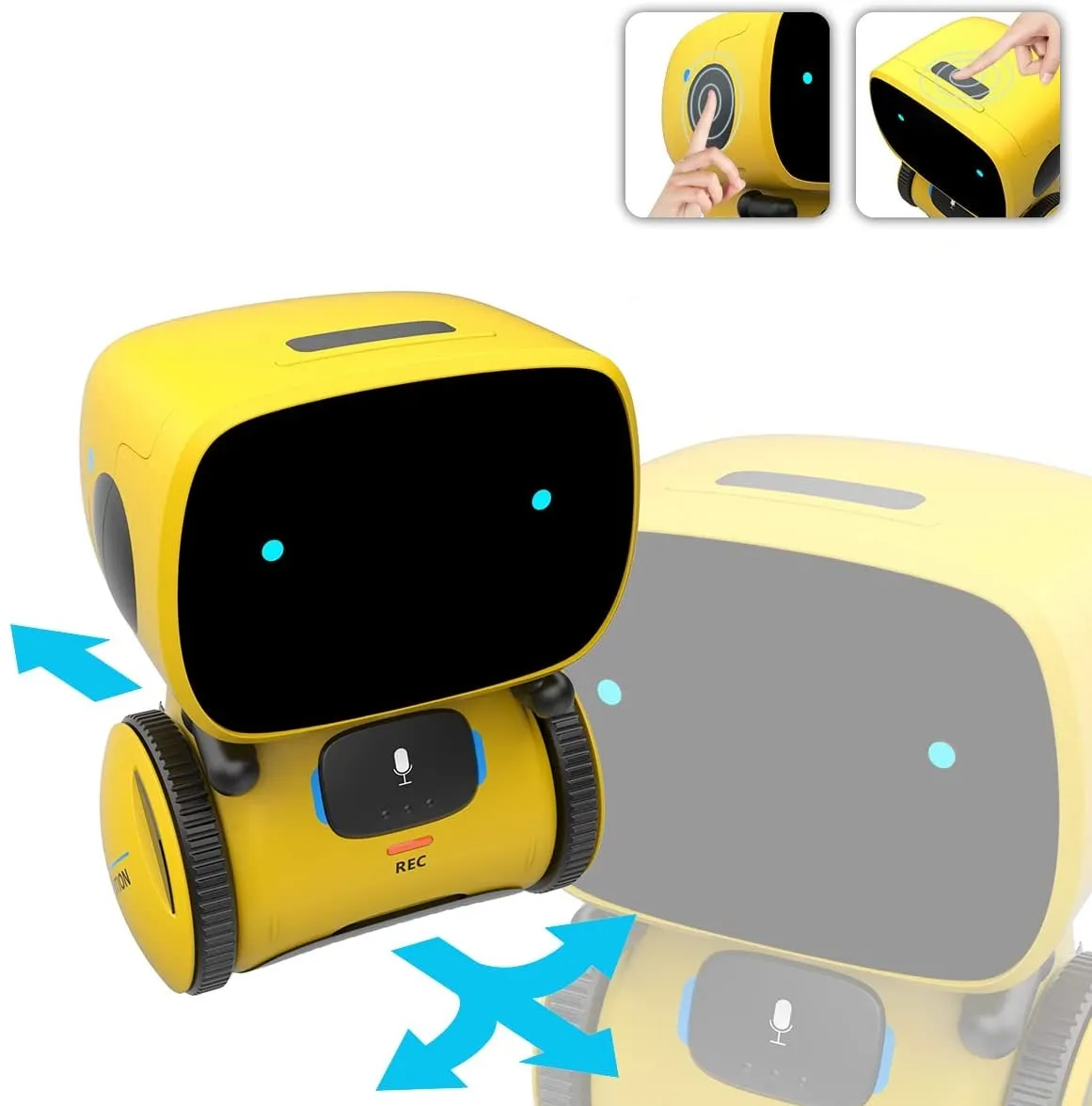 Emo Robot - Smart Robots Dance Voice Command Sensor for Boys and Girls of Age 3 and Up