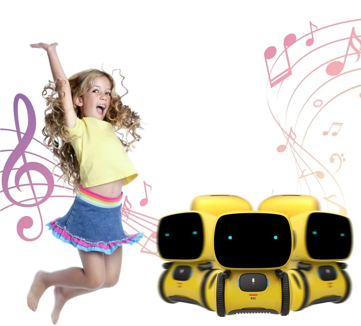 Emo Robot - Smart Robots Dance Voice Command Sensor for Boys and Girls of Age 3 and Up