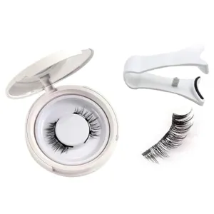 Enjuvie Magnetic Eyelashes Kit Asian, Enjuvie Lash Kit, New Reusable Lashes No Glue or Liner Needed, Magnetic Lashes Natural Look Easy to Wear and Remove (Natural)