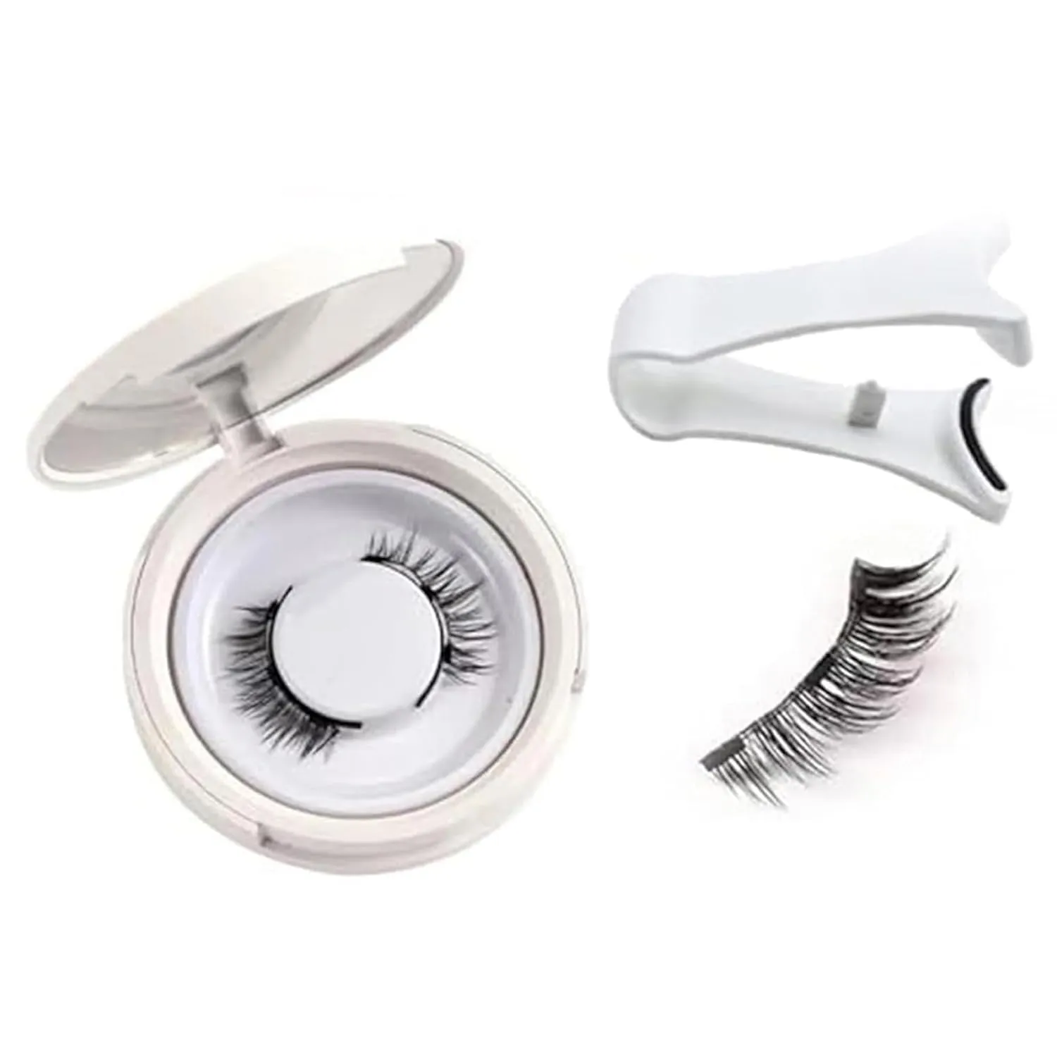 Enjuvie Magnetic Eyelashes Kit Asian, Enjuvie Lash Kit, New Reusable Lashes No Glue or Liner Needed, Magnetic Lashes Natural Look Easy to Wear and Remove (Natural)