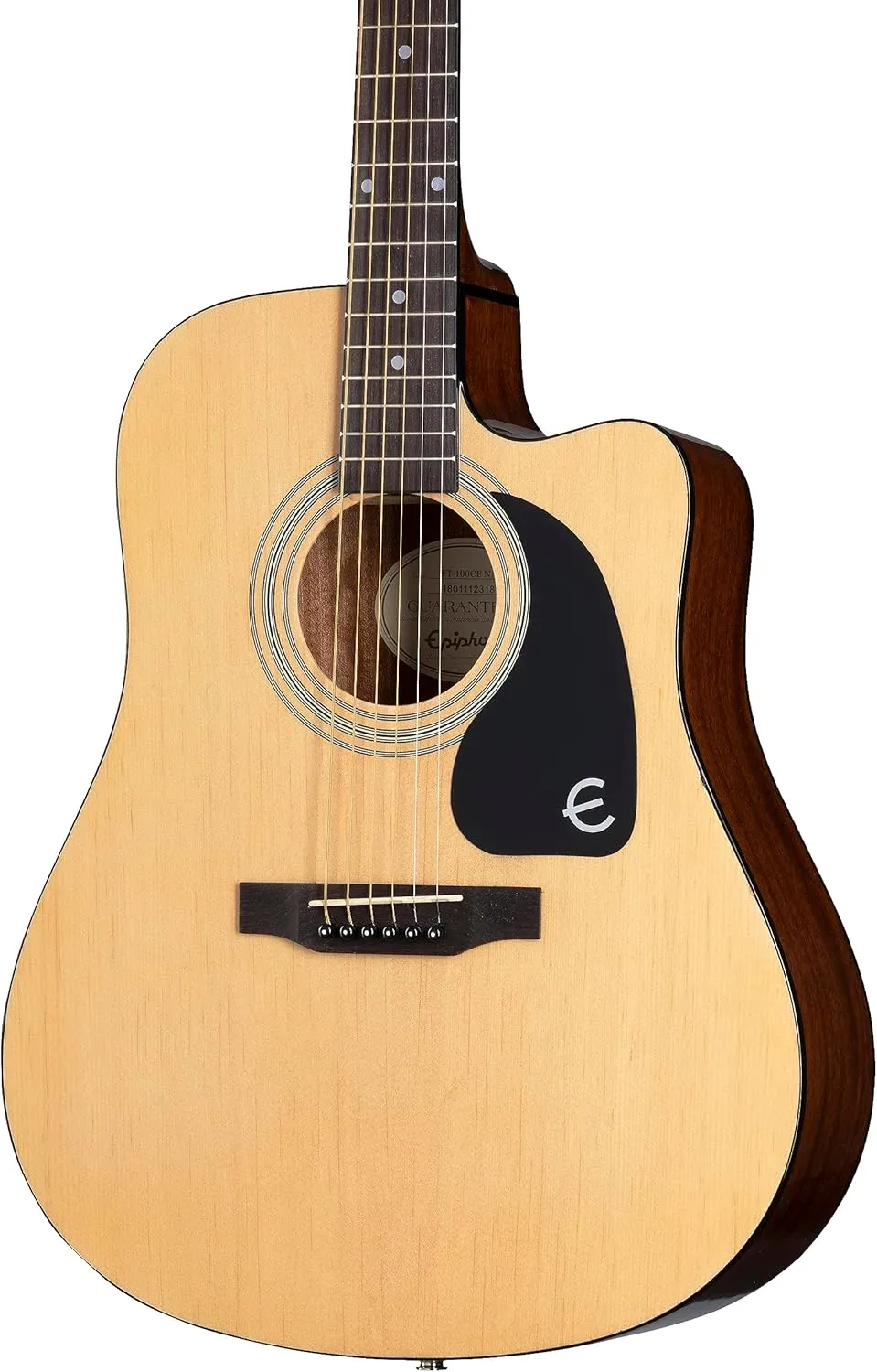 Epiphone Songmaker Deluxe FT-100 CE Acoustic Guitar, Natural