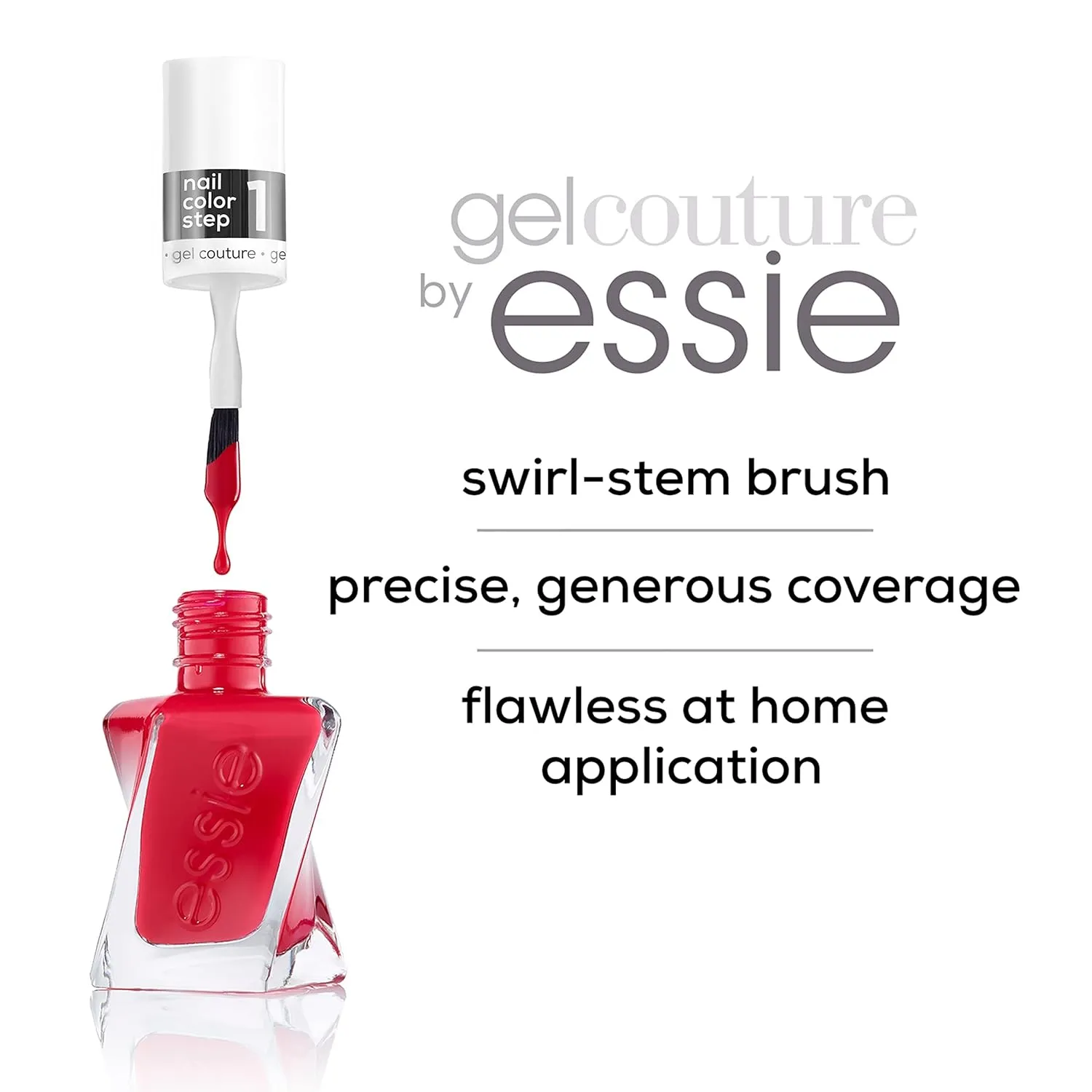 essie Gel Couture Long-Lasting Nail Polish, 8-Free Vegan, Sheer Nude Pink, Fairy Tailor, 0.46 fl oz (Pack of 2)