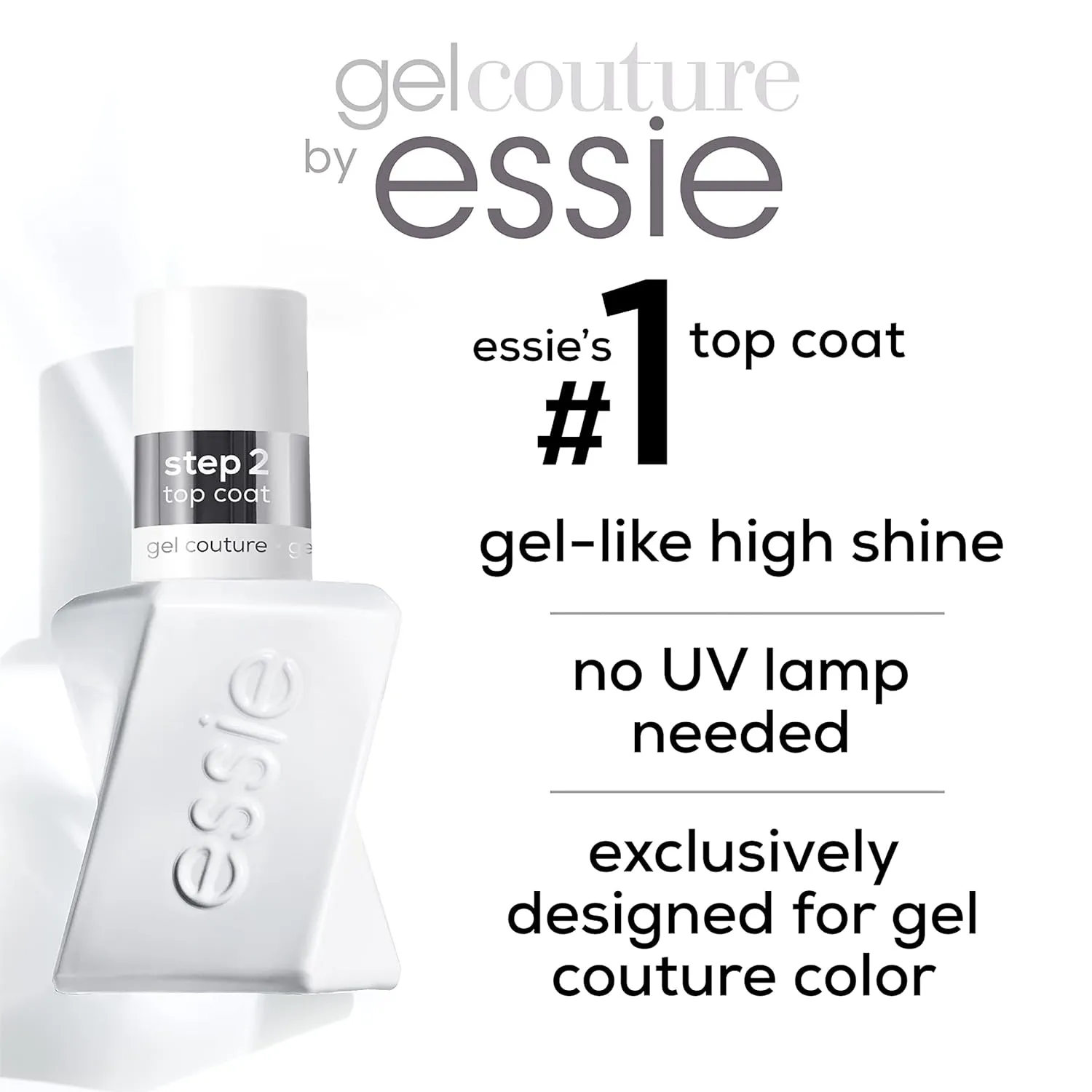 essie Gel Couture Long-Lasting Nail Polish, 8-Free Vegan, Sheer Nude Pink, Fairy Tailor, 0.46 fl oz (Pack of 2)