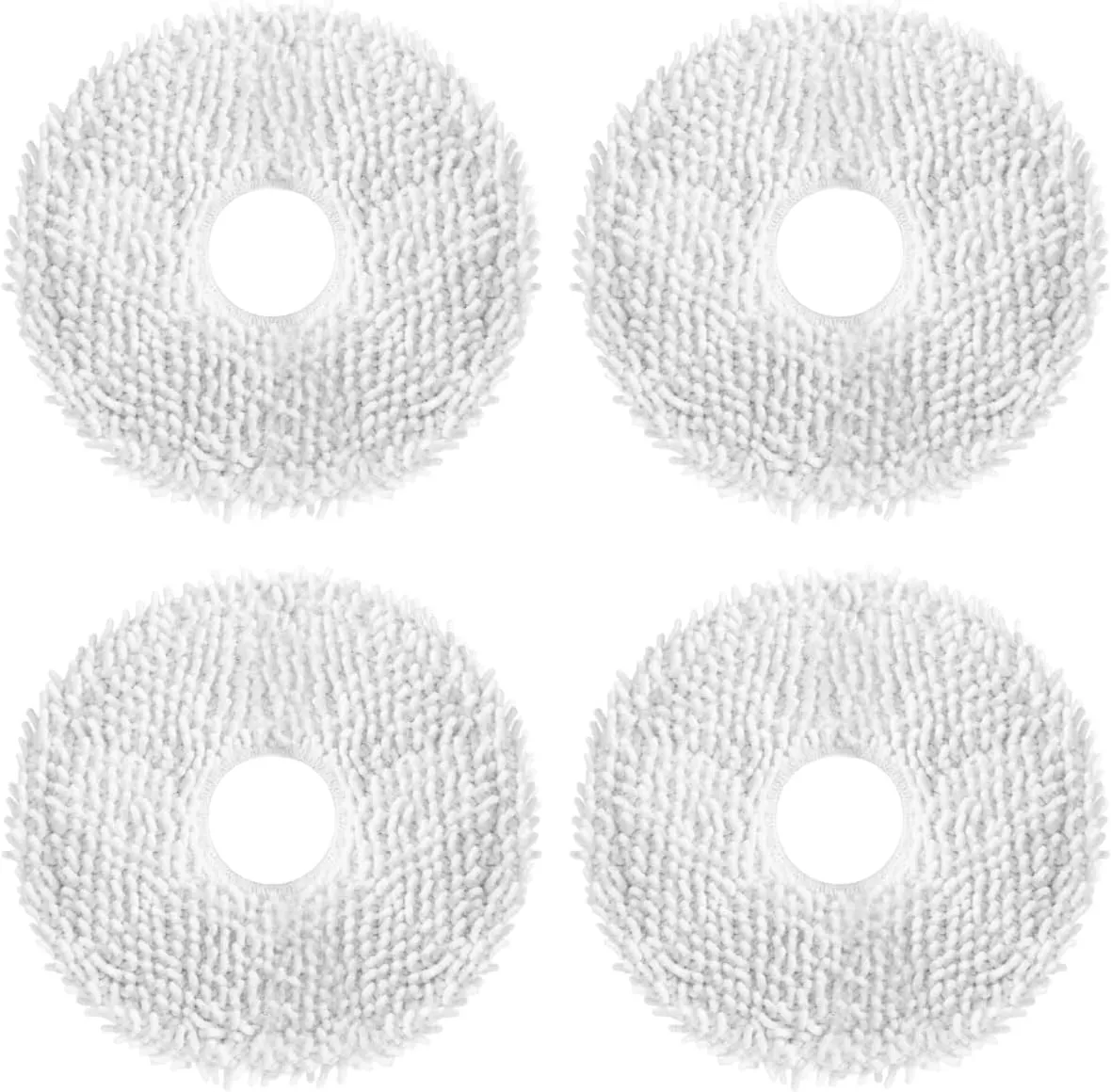 Eureka Authentic Accessories kit: Mop Pad *4, capatible J15 Pro Ultra Robot Vacuum Cleaner