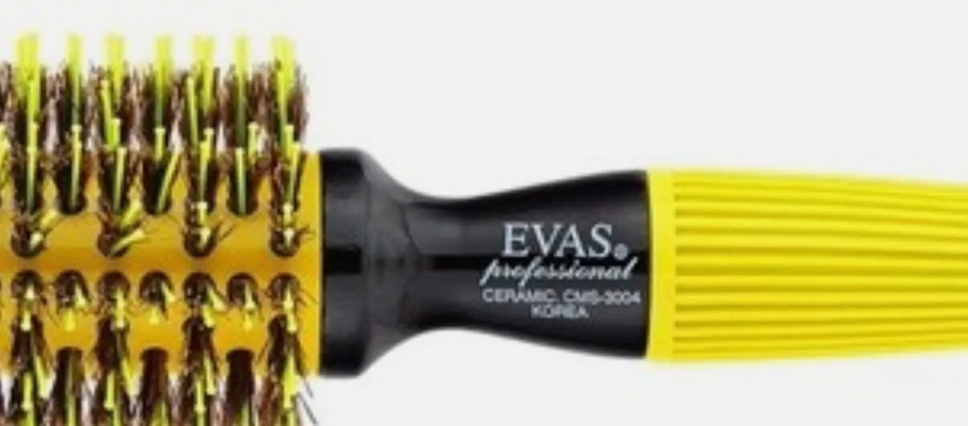 Evas Brazilian boar bristle ceramic Professional hair brush (3005)