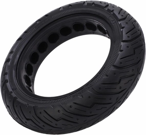EVTSCAN 10x2.50 Solid Scooter Tires, Explosion Proof, Puncture Resistant, Shock Absorbing, All Terrain Grip, for MAX G30 Electric Scooter