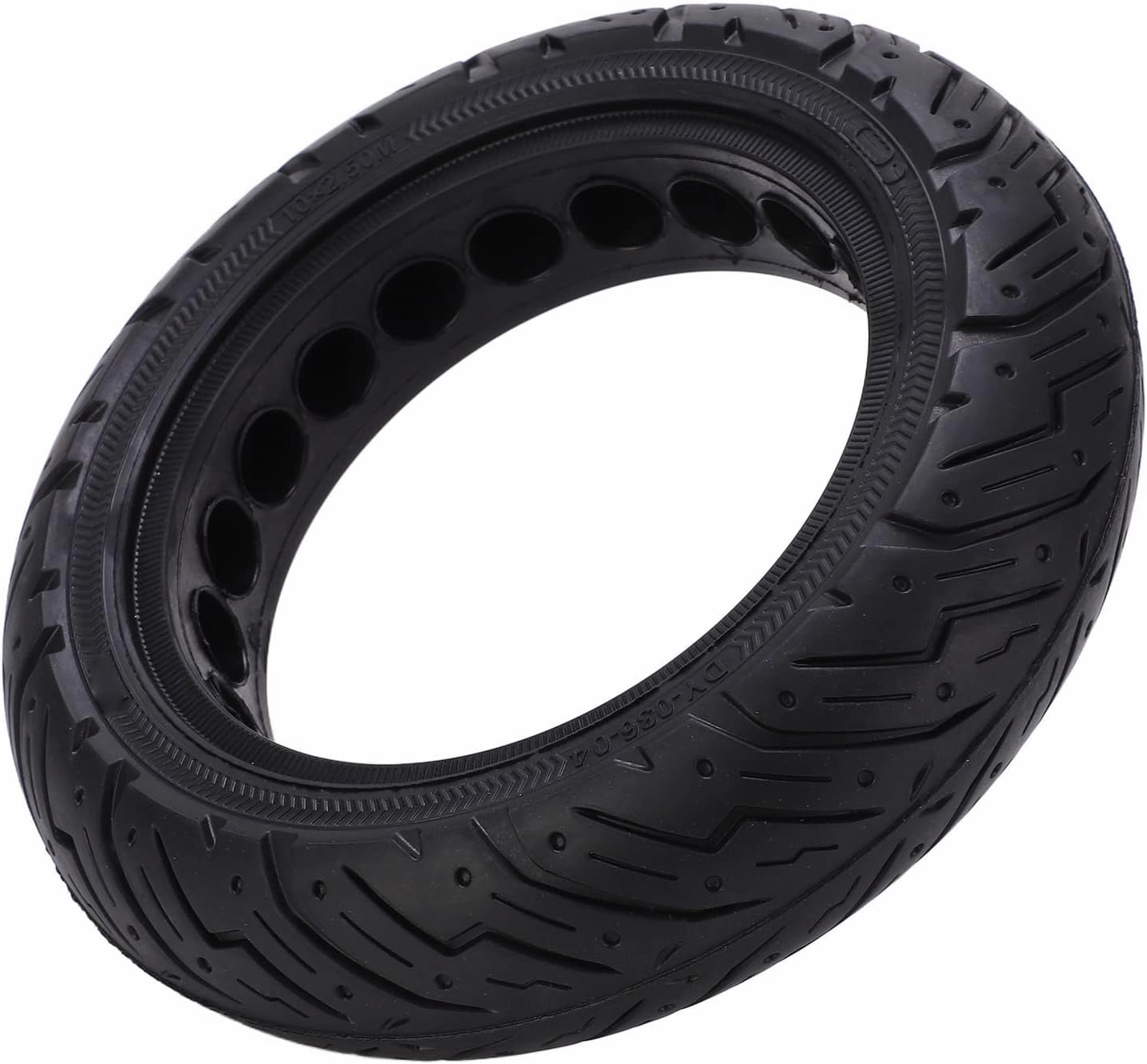 EVTSCAN 10x2.50 Solid Scooter Tires, Explosion Proof, Puncture Resistant, Shock Absorbing, All Terrain Grip, for MAX G30 Electric Scooter