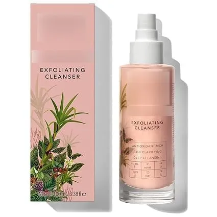 Exfoliating Cleanser | Daily Routine Face Wash With Fruit Enzymes | Cream Based Gentle Deep Cleansing | Soothing & Nourishing Fruit Goodness | Suits All Skin Types | 100 ml