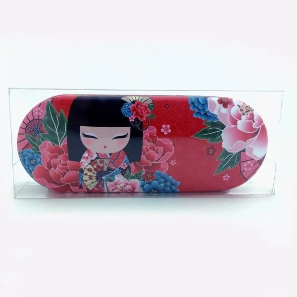 Eyeglasses case ladies Cleaning cloth