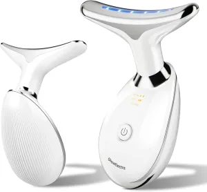 Facial Massager, 7-in-1 Skincare Tool, 3 Modes, Face Skin Care Tool for Double Chin, White