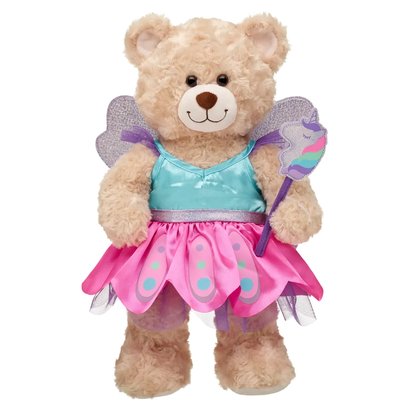 Fairy Dress with Wings and Unicorn Wand