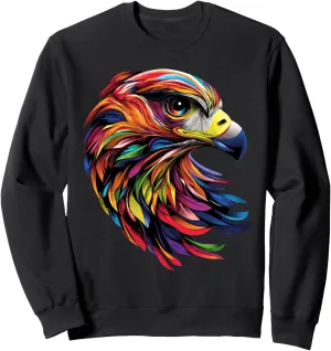 Falcon Kestrel Falcons Hunting Peregrine Birds Falconry Sweatshirt