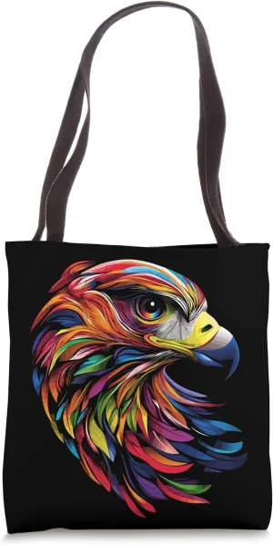 Falcon Kestrel Falcons Hunting Peregrine Birds Falconry Tote Bag