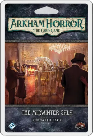 Fantasy Flight Games Arkham Horror The Card Game The Midwinter Gala Scenario Pack - Interactive Horror Story Game, Cooperative LCG, Ages 14 , 1-4 Players, 1-2 Hour Playtime, Made