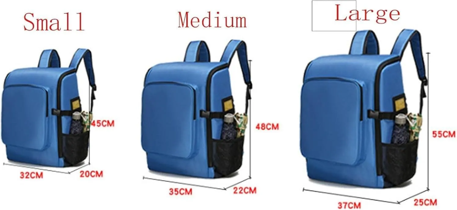 First Aid Kit Bag, Empty Emergency First Aid Medical Backpacks Travel Rescue Bag,First Responder Storage Survival Trauma(A03,Small)
