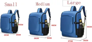 First Aid Kit Bag, Empty Emergency First Aid Medical Backpacks Travel Rescue Bag,First Responder Storage Survival Trauma(A03,Small)