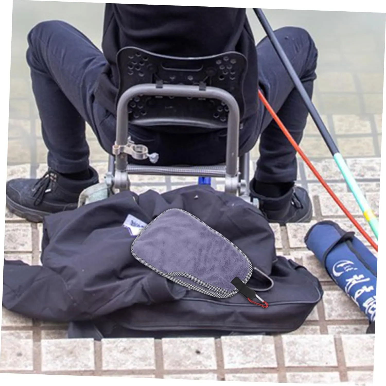 Fish Grabber Tool Fishing Towel Fishing Accessories Piercing Tools Waterproof Towel Fishing Boat Accessories Skidproof Towels Fishing Puncture Proof Boat Towels Outdoor Bait Metal