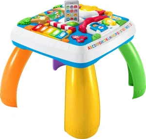 Fisher-Price Laugh & Learn Around The Town Learning Table, Interactive Play Center with Smart Stages Learning Content for Infants and Toddlers Ages 6 Months & up