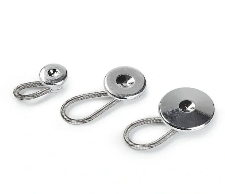 Flexi buttons with loop, 19mm, 3pc