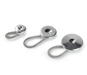 Flexi buttons with loop, 19mm, 3pc