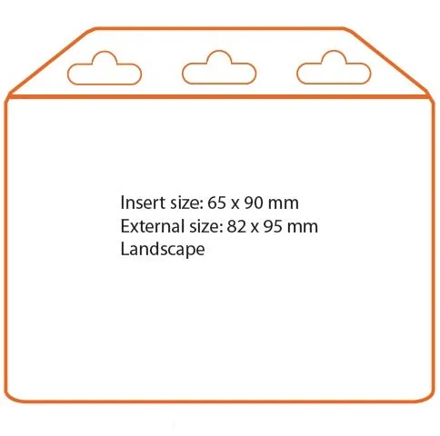 Flexible Landscape Cardholder CH-B-FH1101 (50 Pack)