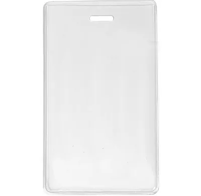 Flexible Vertical ID Card Holder CH-IDCW6595 (50 Pack)