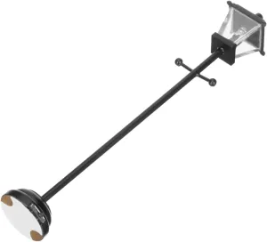 Floor Lamp Ornament Pole Decor Battery-Powered 1:12 Scale Black Case Perfect for Vintage Decor