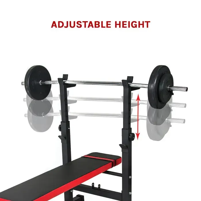 Folding Flat Weight Lifting Bench Exercise Machine