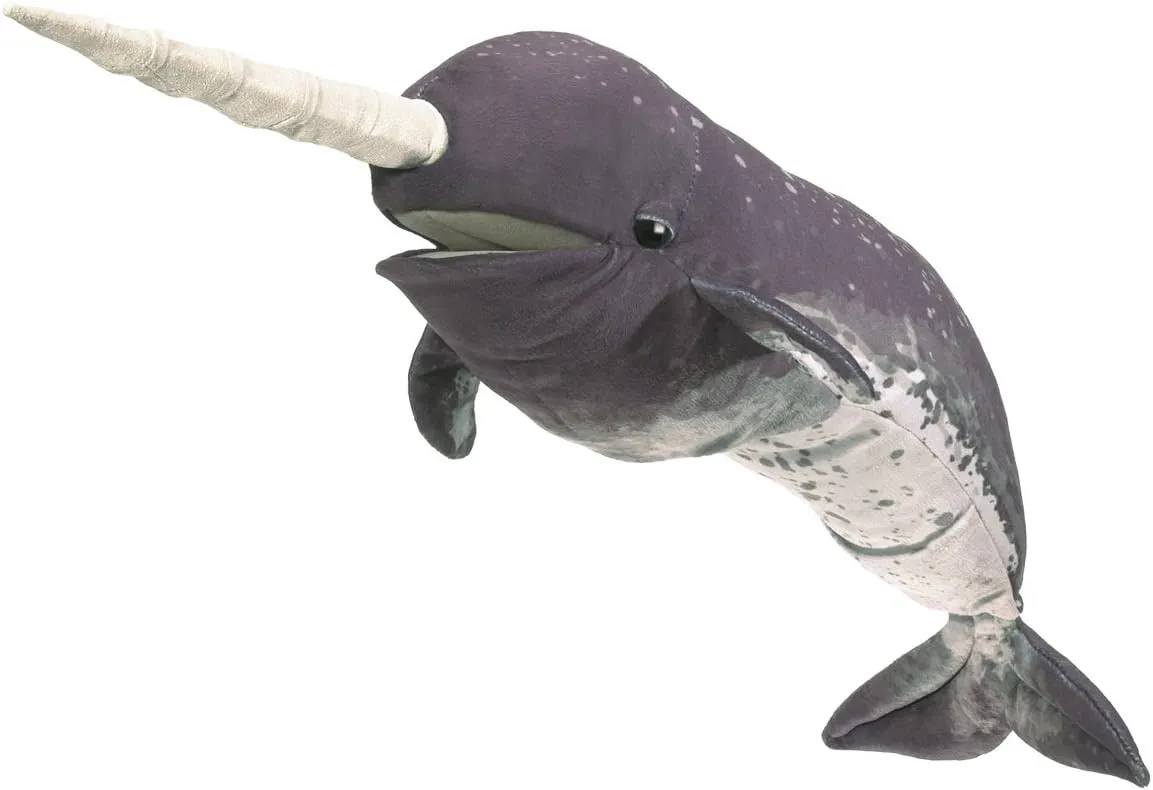 Folkmanis Narwhal Hand Puppet