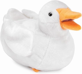 Folkmanis Duck Hand Puppet, White, Yellow