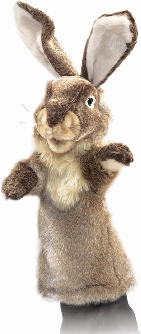 Folkmanis Rabbit Stage Puppet , Brown