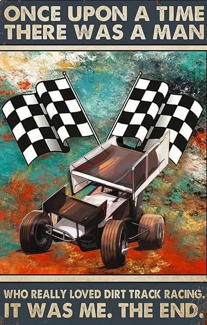 for Adults Andildren A Man Who Really Loved Dirt Track Racing Racing Car Racer Gift Dirt Track Drag Racing 1314 Piece Jigsaw Puzzle Thick Sturdy Party Games Props Game Artwork 29.5x19.7 Inch