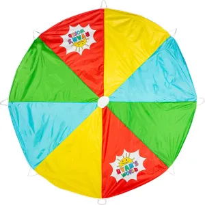 Franklin Sports Ryan's World 10ft Popcorn Parachute, White