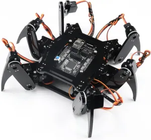 Freenove Hexapod Robot Kit (Compatible with Arduino IDE), Walking Crawling Twisting, App Remote Control, Servo STEM Project