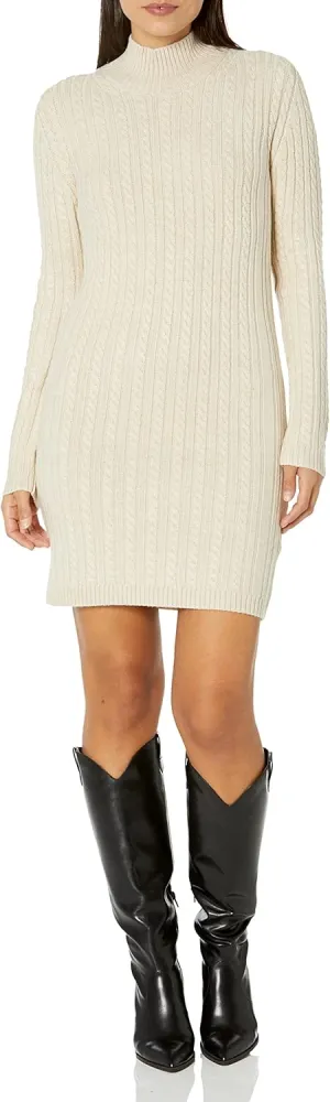 French Connection Women's Katrin Cable Long Sleeve Dress